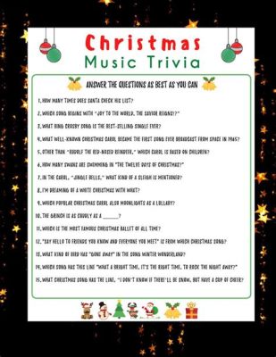 Christmas Music Trivia with Answers: Unwrapping the Knowledge of Festive Melodies