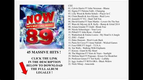 now that's what i call music 89 tracklist: A Diverse Mix Reflecting the Eclectic Taste of the Modern Audience